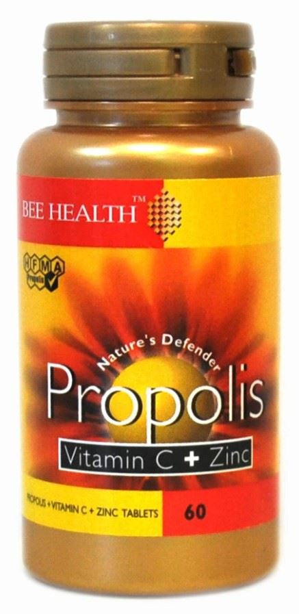 Bee Health Propolis Vitamin C & Zinc - 60 Tablets