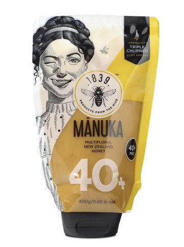 1839 MGO 40+ Multifloral Manuka Honey Pouch - 400g