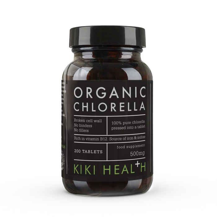 KIKI Health Organic Chlorella - 200 Tablets