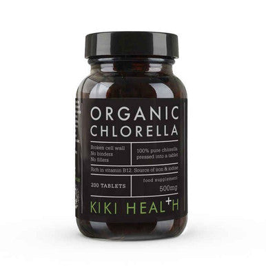 KIKI Health Organic Chlorella - 200 Tablets