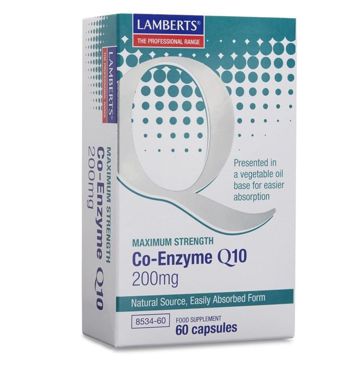 Lamberts Co-Enzyme Q10 200mg - 60 Capsules