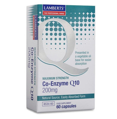 Lamberts Co-Enzyme Q10 200mg - 60 Capsules