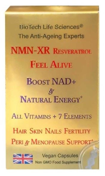 BioTech Life Sciences NMN-XR Resveratrol Vitamins - 30 Capsules