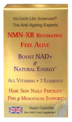 BioTech Life Sciences NMN-XR Resveratrol Vitamins - 30 Capsules