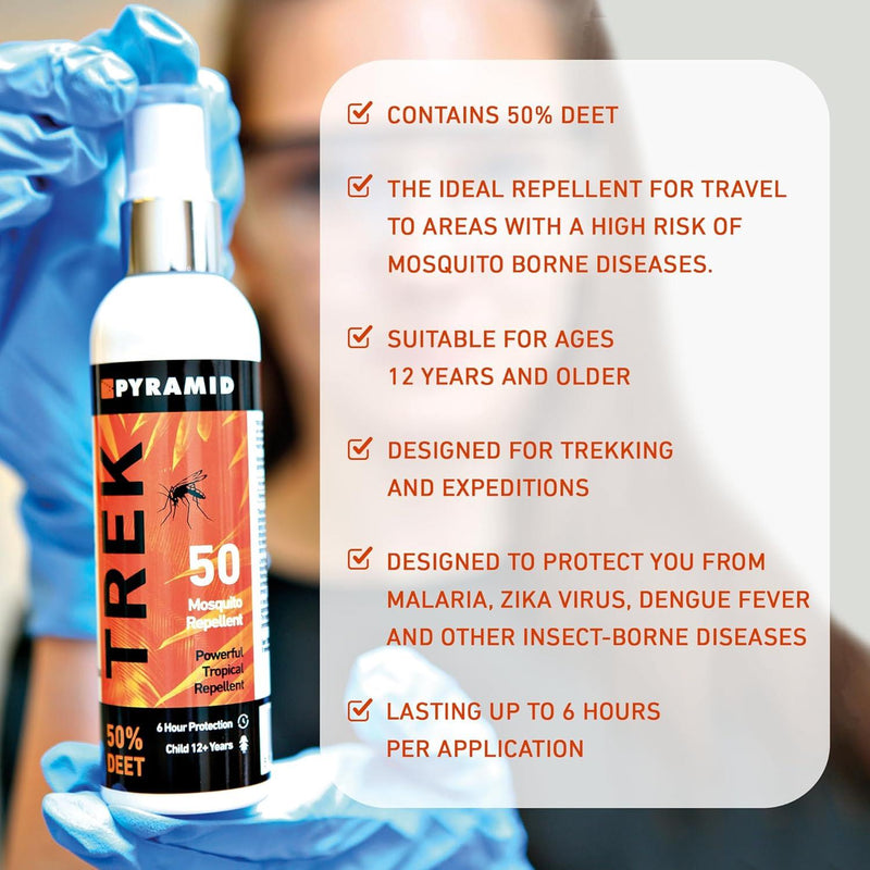 Trek 50 Deet Insect/Mosquito Repellent - 100ml