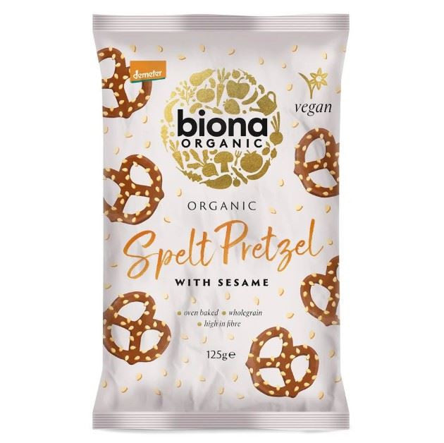 Biona Organic Spelt Pretzels with Sesame - 125g