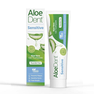 Aloe Dent Sensitive Aloe Vera Gel Toothpaste Fluoride Free - 100ml