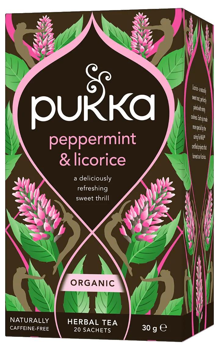 Pukka Peppermint & Licorice Tea - 20 Sachets