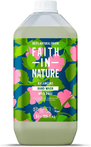 Faith in Nature Wild Rose Hand Wash - 5L