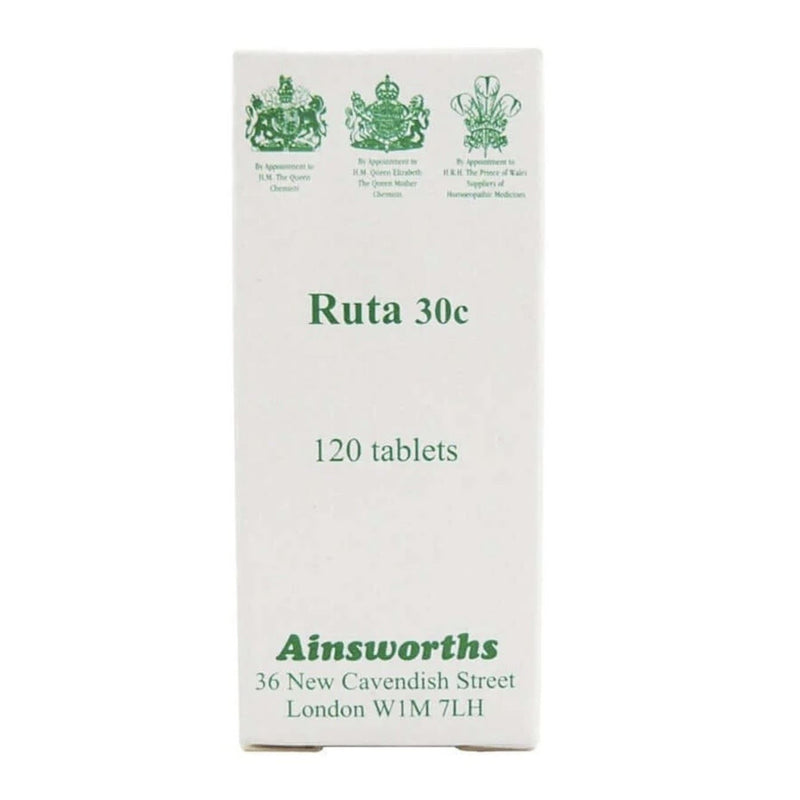 Ainsworths Ruta 30C Single Counter Remedy - 120 Tablets