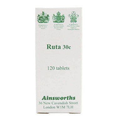 Ainsworths Ruta 30C Single Counter Remedy - 120 Tablets