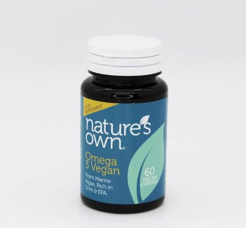 Natures Own Omega 3 Vegan - 60 Capsules