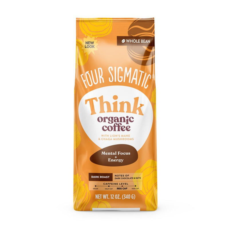 Four Sigmatic Think Whole Bean Coffee with Lion's Mane - 340g