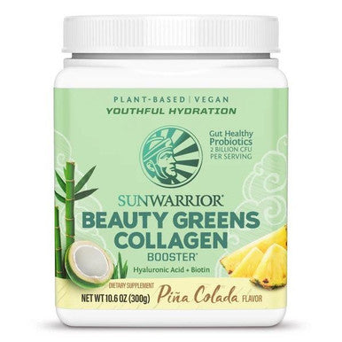 SunWarrior Pina Colada Beauty Greens Collagen Booster - 300g