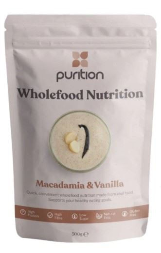 Purition Wholefood Nutrition Macadamia & Vanilla - 500g