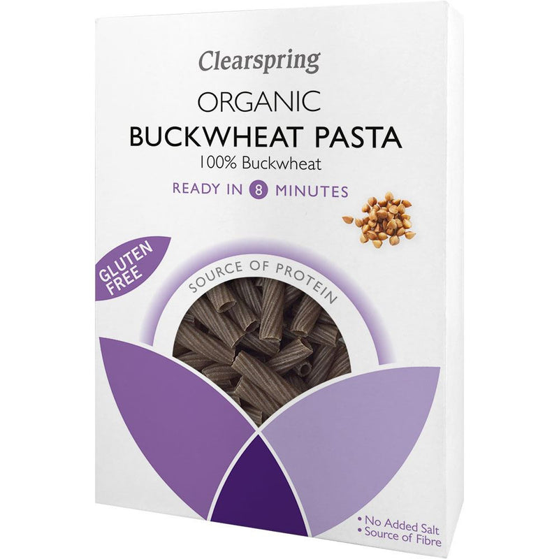 Clearspring Organic Gluten-Free Buckwheat Tortiglioni Pasta - 250g
