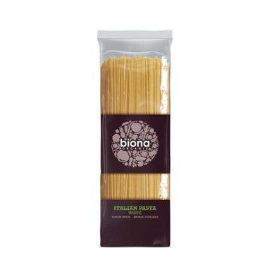 Biona Organic Italian White Spaghetti Pasta - 500g