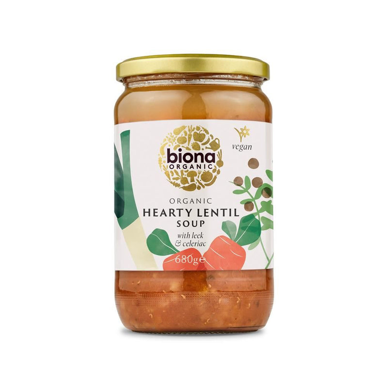 Biona Organic Hearty Lentil Soup - 680g