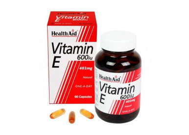 HealthAid Vitamin E 600iu Natural - 60 Capsules