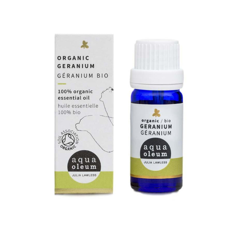 Aqua Oleum Organic Geranium Essential Oil - 10ml