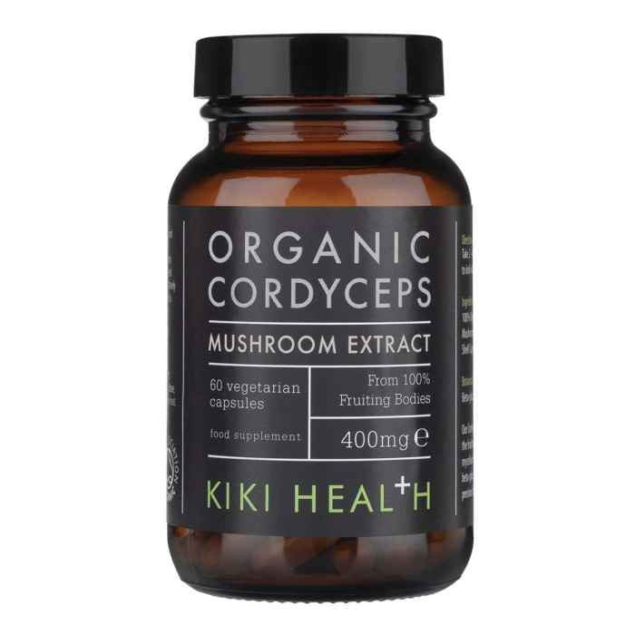 KIKI Health Organic Cordyceps - 60 Vegicaps
