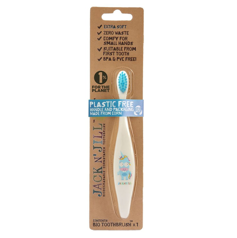Jack N Jill Biodegradable Toothbrush - Unicorn