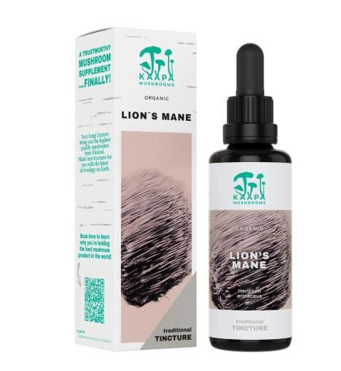 Kaapa Mushrooms Lion's Mane Mushroom Organic Extract Tincture - 50ml