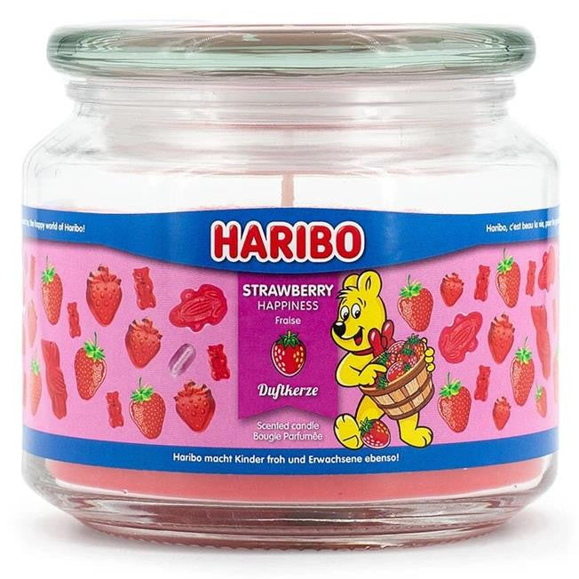 Haribo Scented Candle Strawberry Happiness - 300g