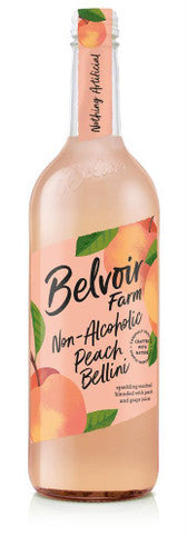 Belvoir Non-Alcoholic Peach Bellini - 750ml (Pack of 2)