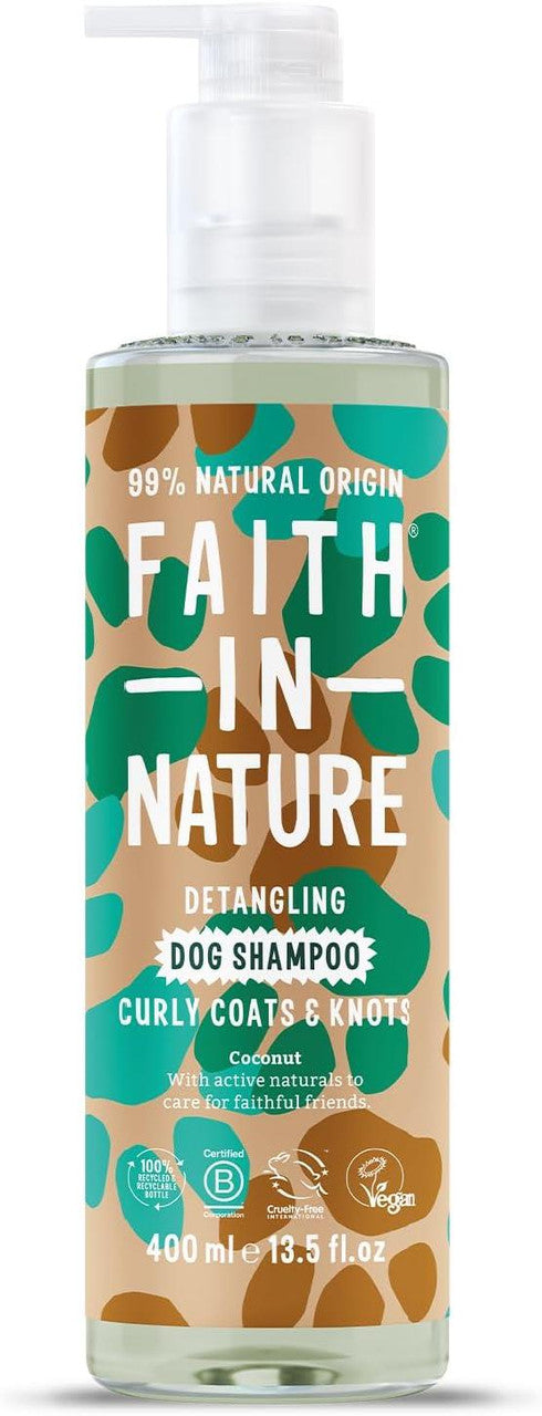 Faith in Nature Coconut Detangling Dog Shampoo - 400ml