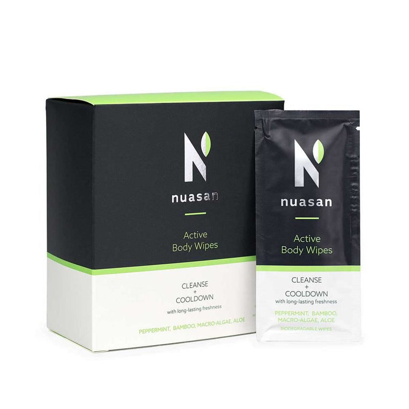Nuasan Active Body Wipes - 25 Wipes