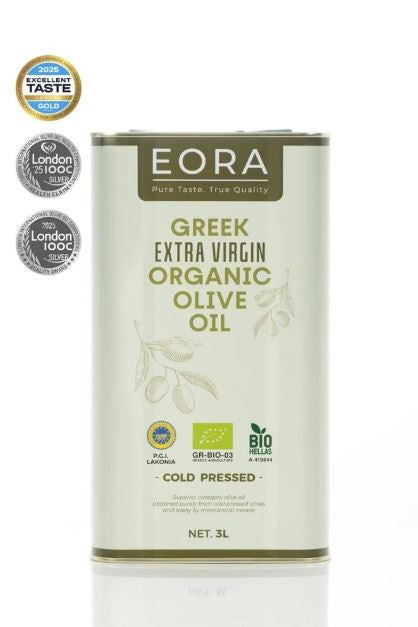 EORA Greek Extra Virgin Olive Oil PGI Lakonia - 3L
