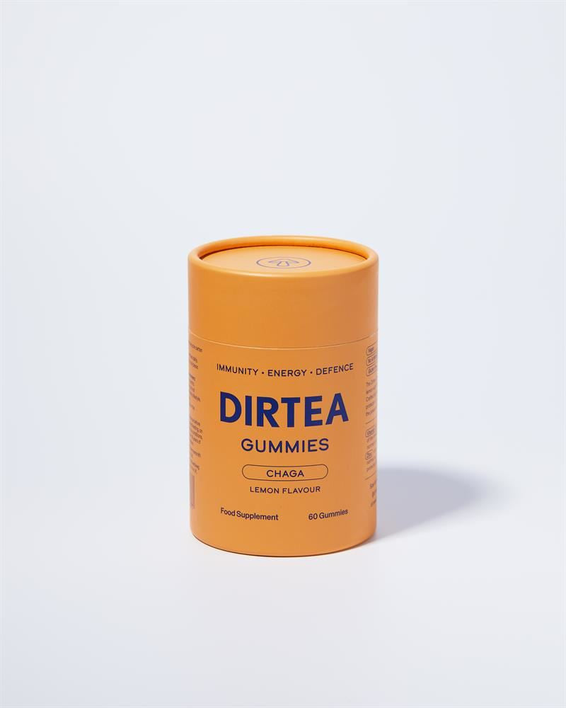 Dirtea Chaga Energy Gummies Lemon Flavour - 60 Gummies