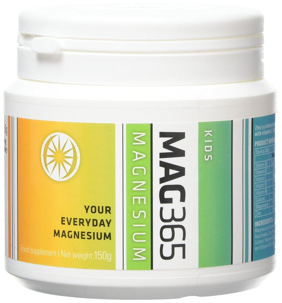 Mag365 Kids Magnesium Supplement - 150g | Vitamin Planet
