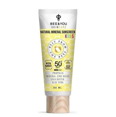 Bee and You Natural Mineral Sunscreen Cream Kids - 80ml