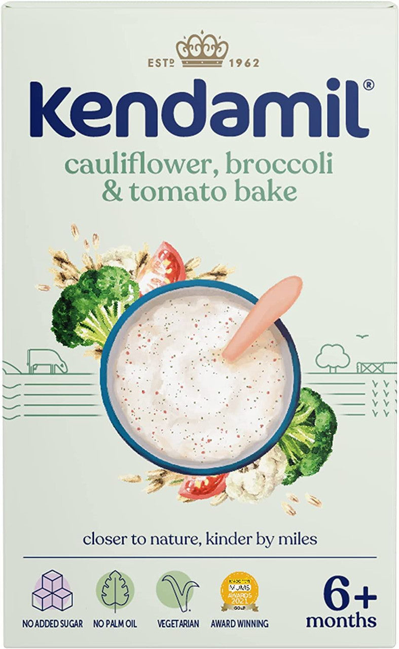 Kendamil Cauliflower, Broccoli and Tomato Bake - 150g