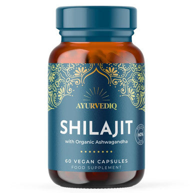 Ayurvediq Wellness Shilajit Extract & Ashwagandha - 60 Capsules