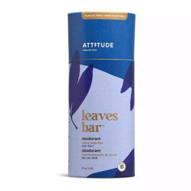 Attitude Leaves Bar Deodorant Sea Salt - 85g