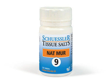 Schuessler Tissue Salts Nat Mur No 9 - 125 Tablets