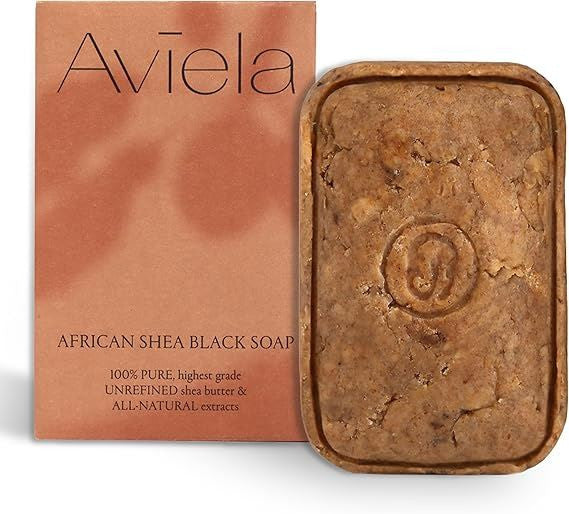 Aviela African Shea Black Soap - 120g