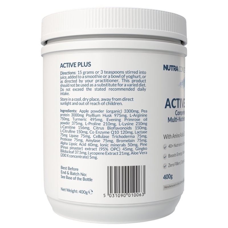 Nutraconcepts Active Plus - All-in-One Nutrition & Energy Blend - 400g