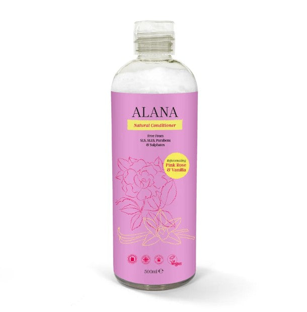 Alana Pink Rose & Vanilla Natural Conditioner - 400ml