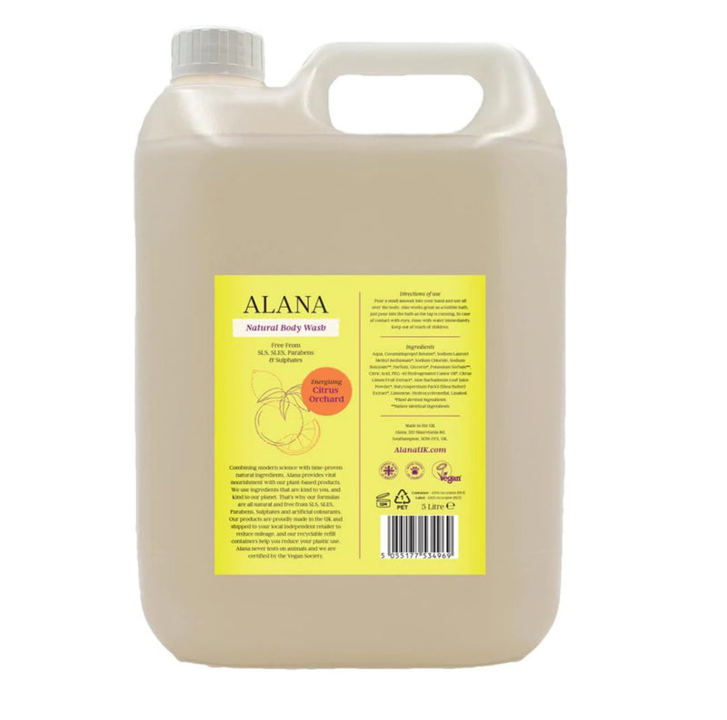 Alana Citrus Orchard Natural Body Wash - 5L