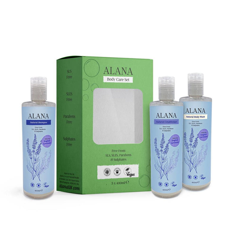 Alana English Lavender Body Care Set - (3x400ml)