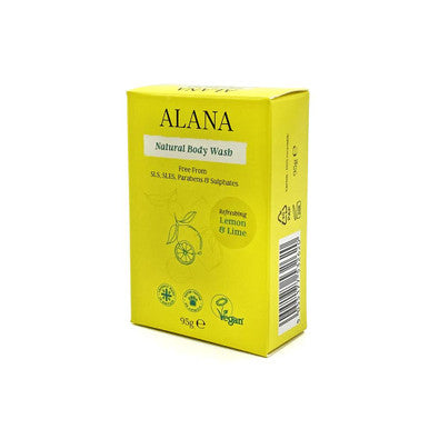 Alana Lemon & Lime Natural Body Wash Bar - 95g