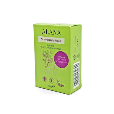 Alana Patchouli & Bergamot Natural Body Wash Bar - 95g