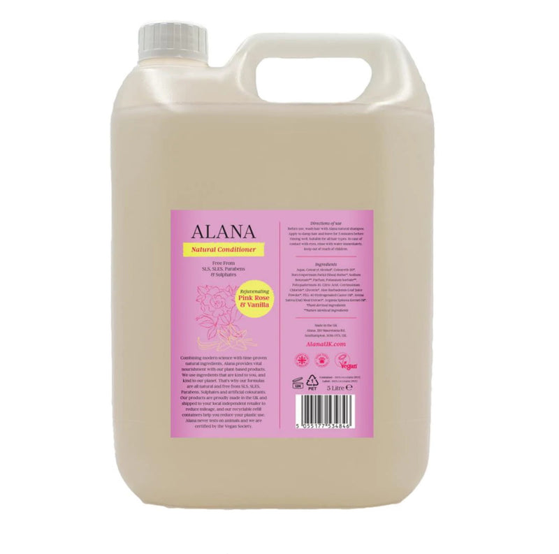 Alana Pink Rose & Vanilla Natural Conditioner - 5L