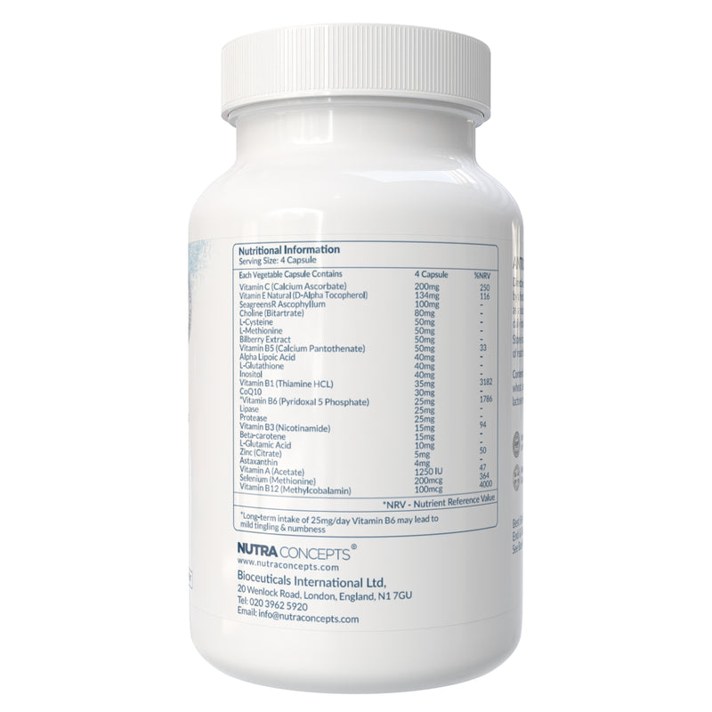Nutraconcepts Antioxidant Complex – 60 Vegetable Capsules