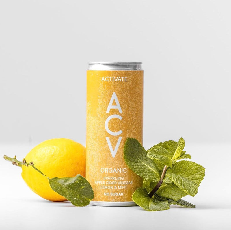 Apeal World ACTIVATE Sparkling ACV, Lemon & Mint - 250ml (Pack of 12)