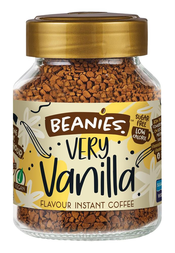 Beanies Coffee Vanilla Flavour Instant Coffee - 50g
